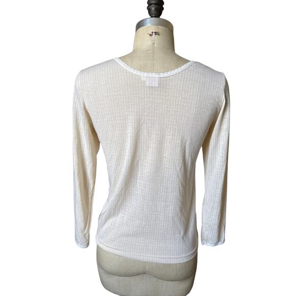 Patagonia Capilene Pale Pink Pointelle Shirt Size Medium - Picture 4 of 6